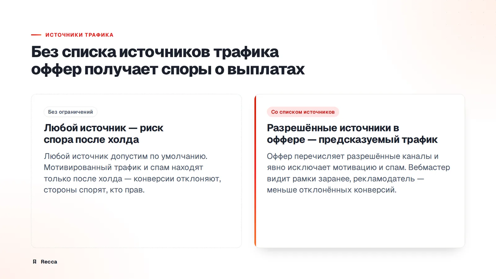 Источники трафика