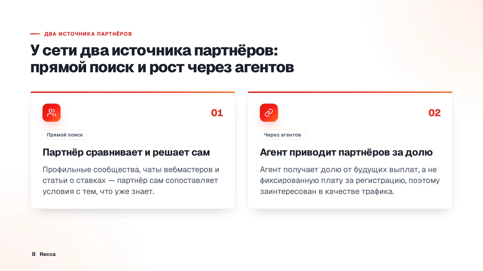 Поиск партнёров и агентов