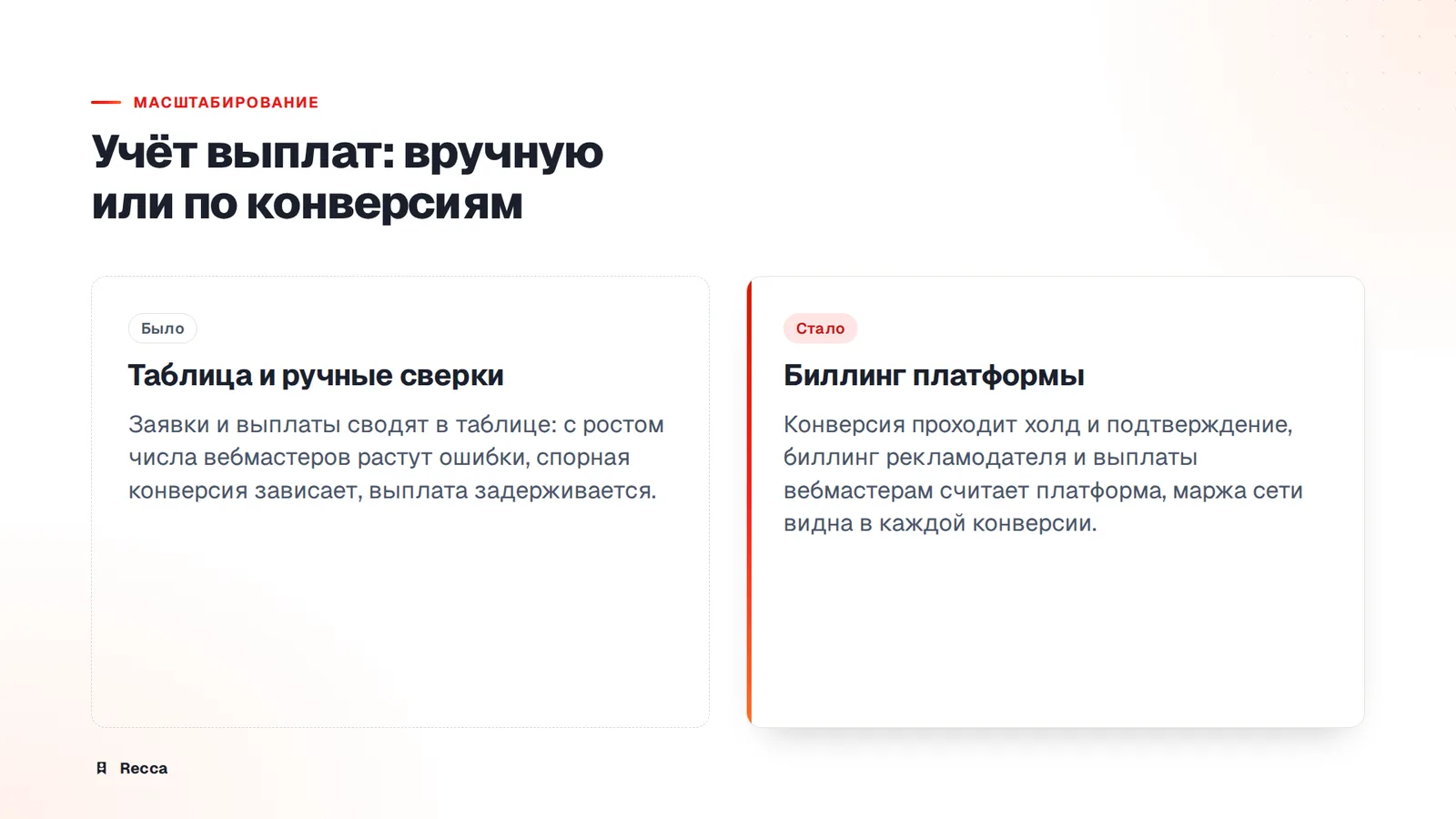 Кейс масштабирования: холды, биллинг и выплаты
