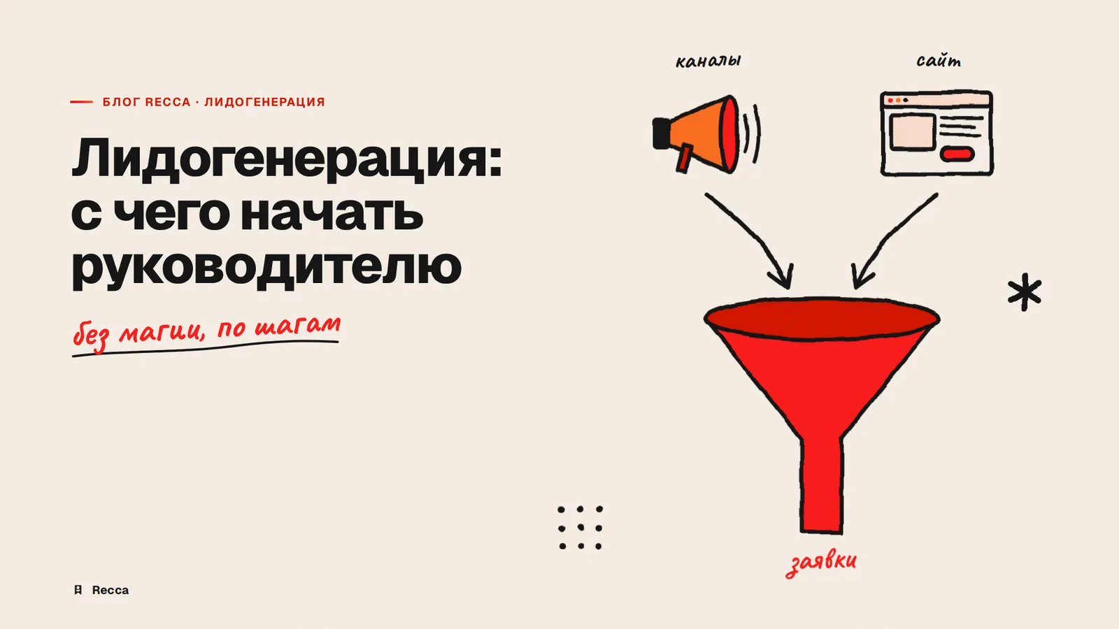 Лидогенерация для руководителей: с чего начать