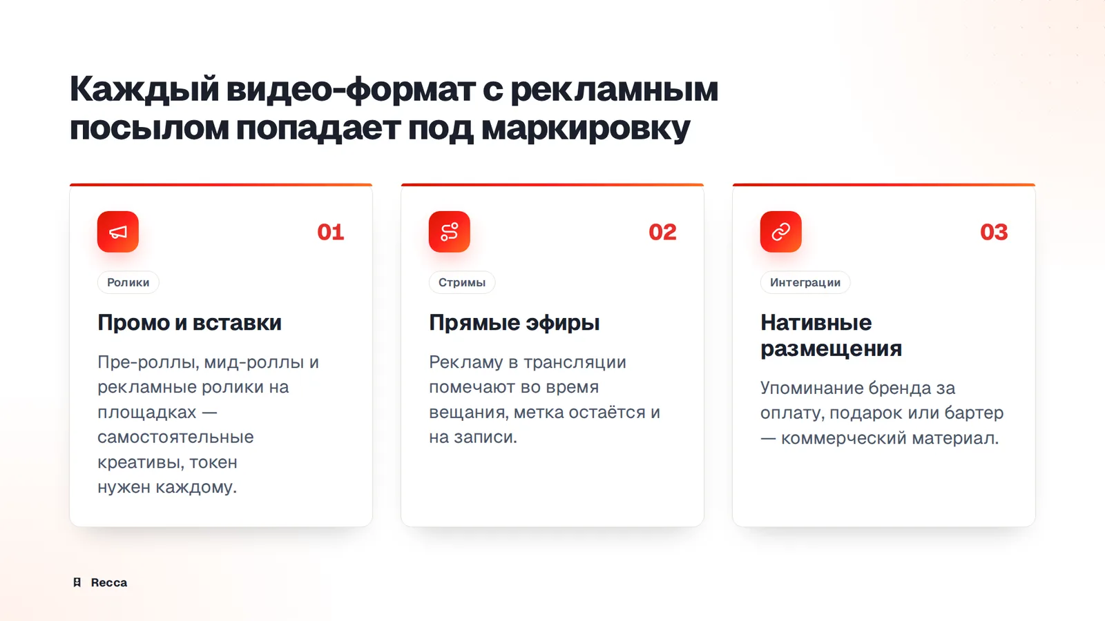 Какие видео-материалы маркируются обязательно