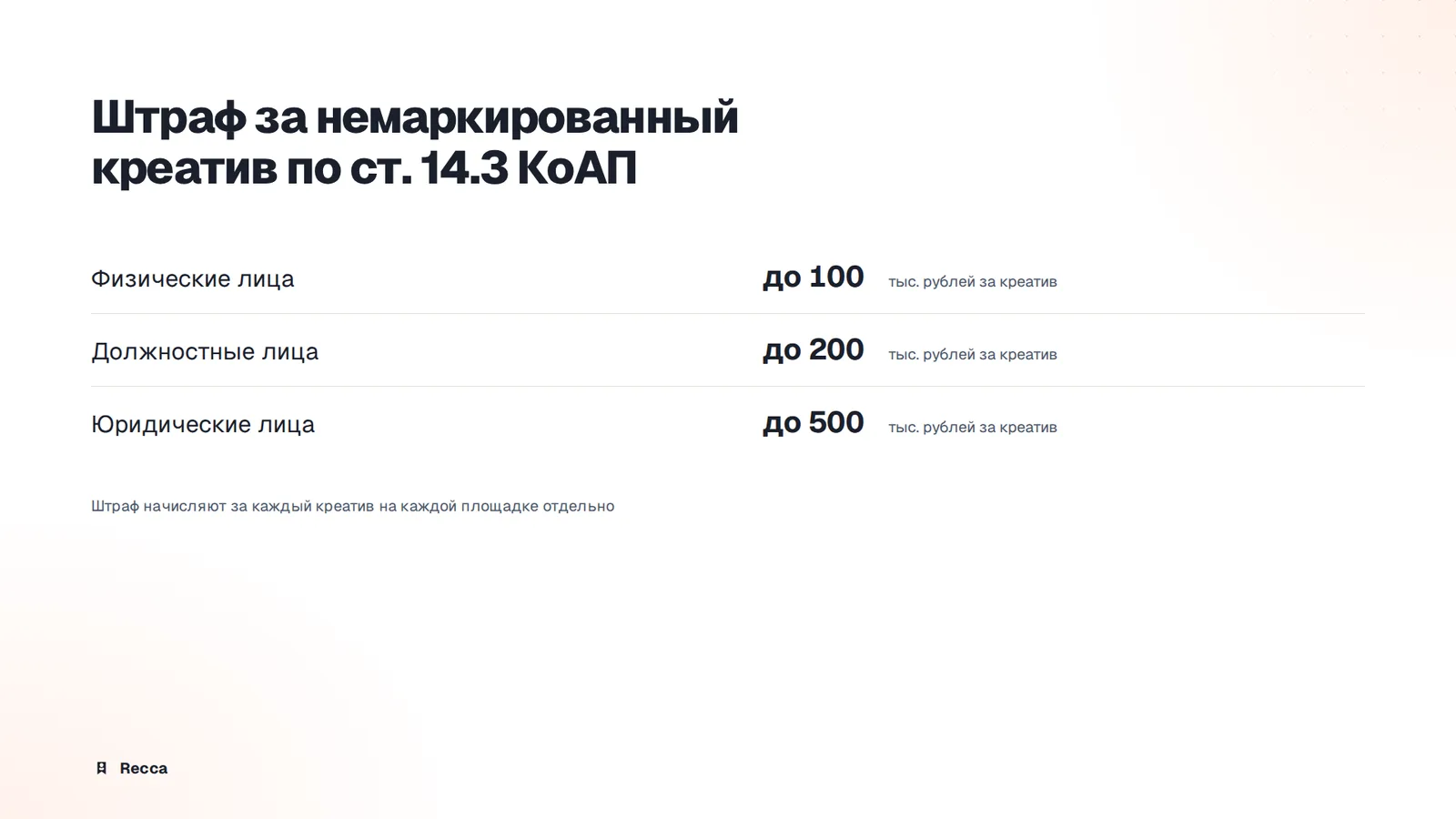 Чем грозит отсутствие маркировки